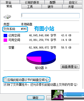 格式化时的ntfs