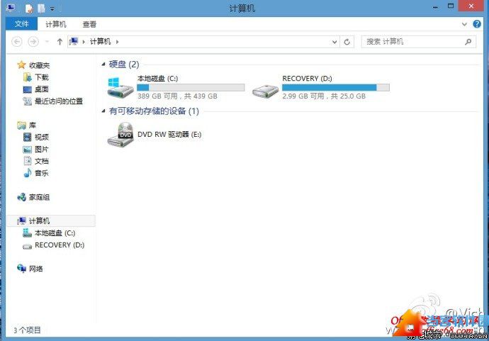 windows8系统如何实现简单无损分区