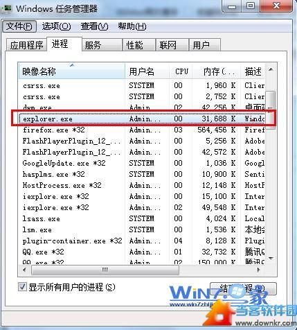 win7系统的任务管理器