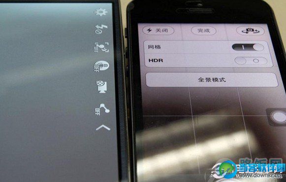 三星S4与iPhone5拍照界面对比