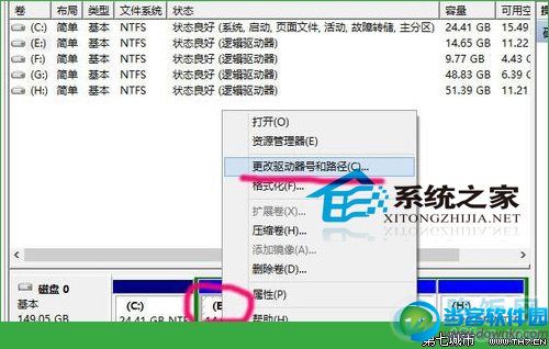  Win10系统更改盘符的方法