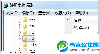 HKEY_CLASSES_ROOT.ttf