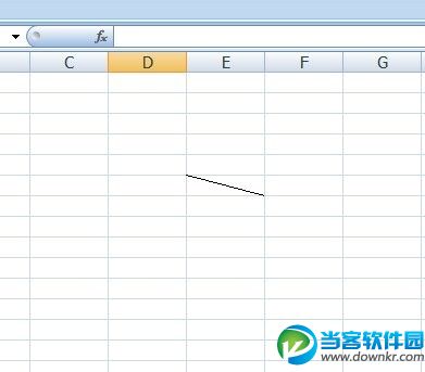 怎样在excel2007中画斜线