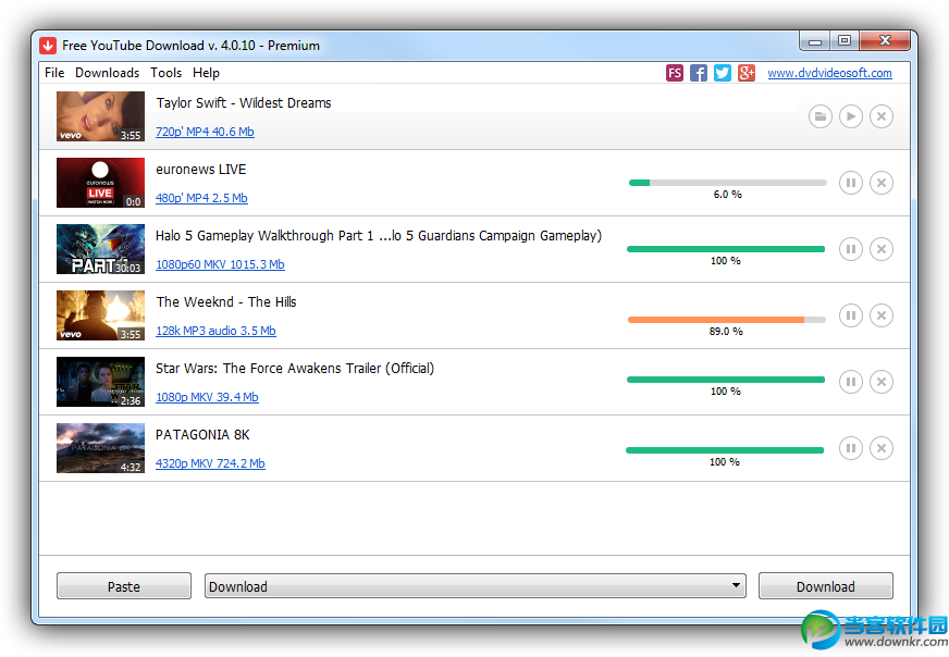 Free YouTube Downloader （YouTube视频下载器） 4.1.0.1224 官方版
