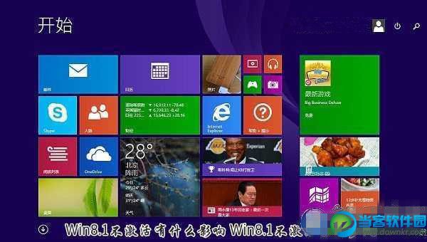 Win8.1不激活会怎么样