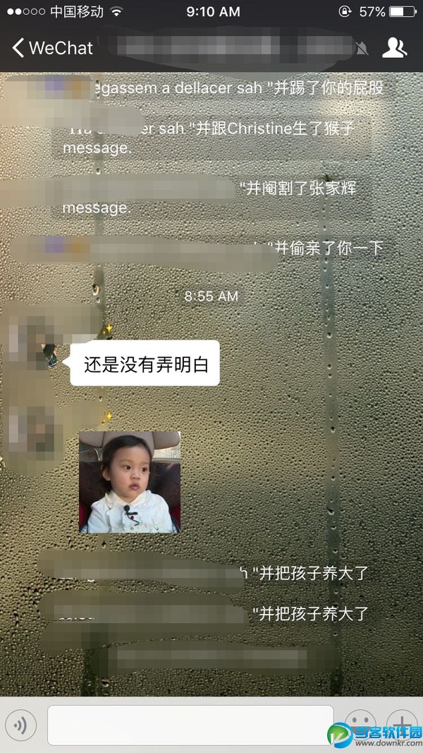 微信聊天对方撤回一条消息并向你扔了一只狗怎么弄