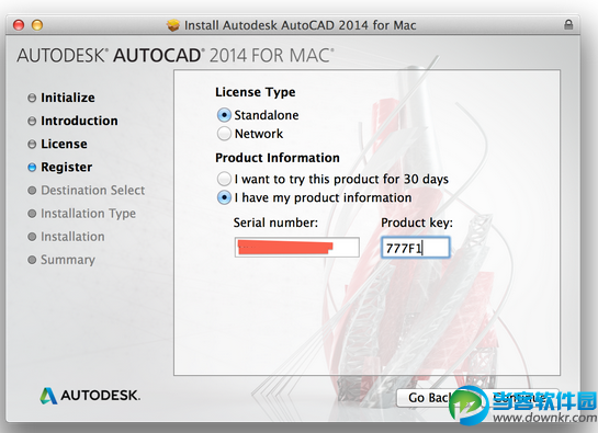 cad2014mac安装教程