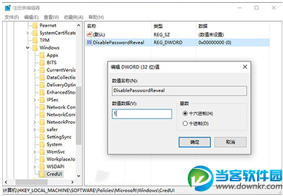 Win10去掉登录密码输入框明文显示方法