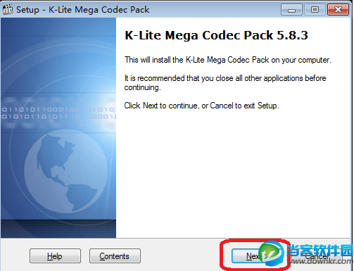 全能影音格式解码器K-Lite Mega Codec Pack