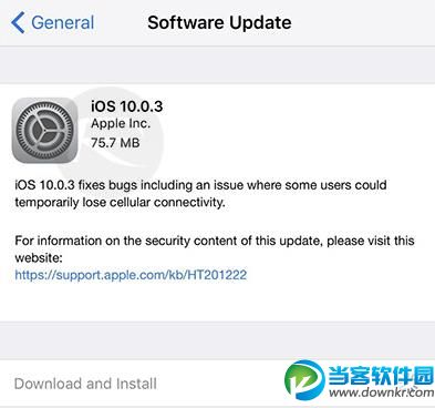 iOS 10.0.3