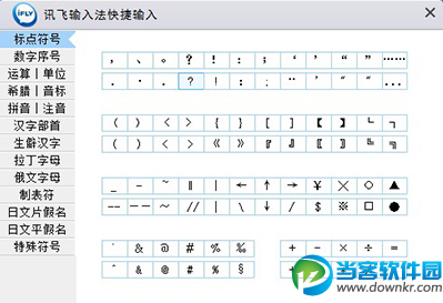 讯飞输入法输入特殊符号