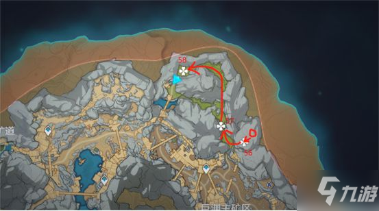 《原神》层岩巨渊流明晶石收集路线介绍_原神