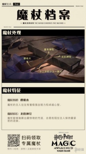 哈利波特魔法觉醒樱桃木龙的神经魔杖介绍