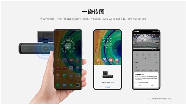 569元 华为智选凌度行车记录仪4K版发布：ADAS辅助 支持鸿蒙智联