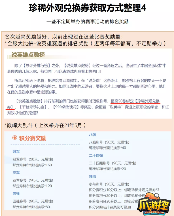 逆水寒珍稀外观兑换券如何获取？珍稀外观兑换券获取方式