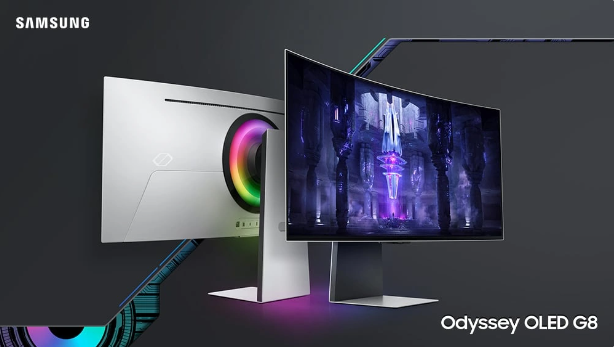 三星 Odyssey OLED G8 显示器美国开售：34 英寸 175Hz 曲面屏，售价 1499.99 美元