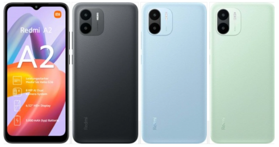 小米 Redmi A2 手机曝光：采用联发科 Helio G36 芯片