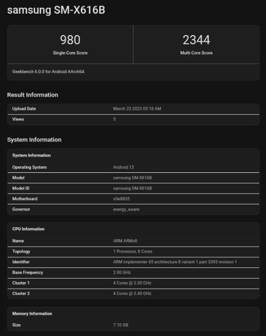 三星两款Fan Edition平板电脑曝光，将搭载Exynos 1380芯片