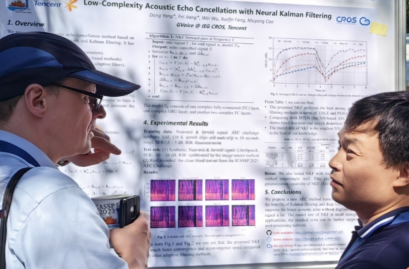 游戏科技登上顶级学术会议，腾讯游戏GVoice NKF亮相ICASSP 2023