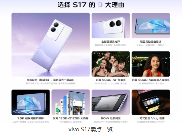 vivo S17相遇紫版发布：绚烂星光涌动背后的科技奇迹