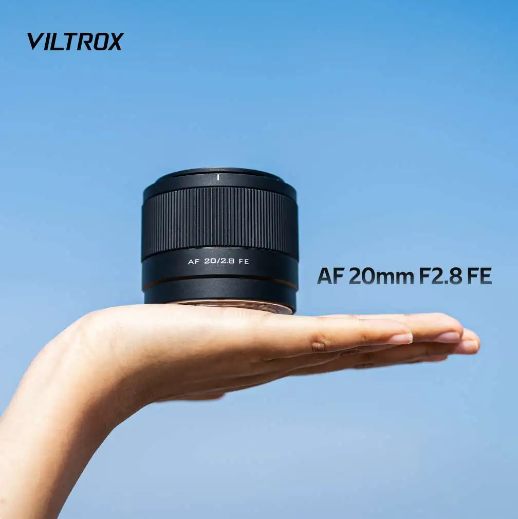 唯卓仕公布10月30日发布 AF 20mm F2.8 FE 全画幅镜头